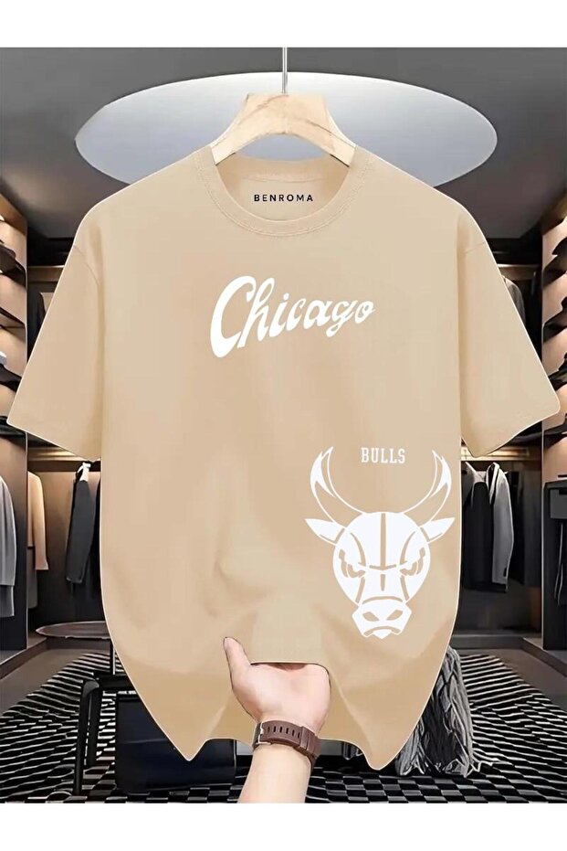 Chicago Bulss Printed Oversize Tee