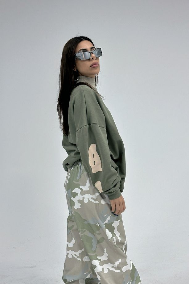 Oversize Camouflage Eşofman - 3