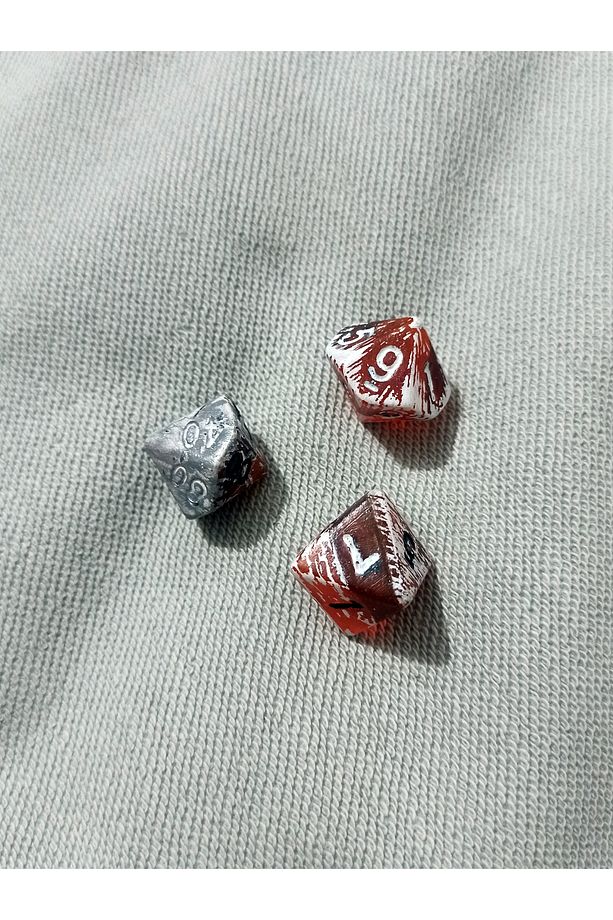 Özel Üretim Role Play Game RPG DND D8 D10 D100 Zar Seti - 3