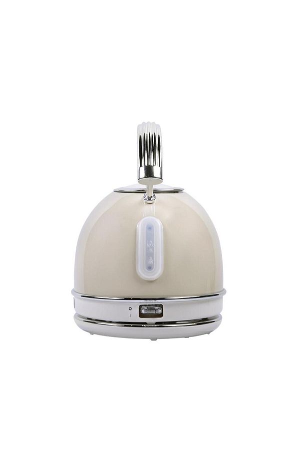 Gem Retro 1.7 Litre Vanilya Krem Rengi Yuvarlak Su Isıtıcısı Kettle Cappucıno - 7950022 - 3