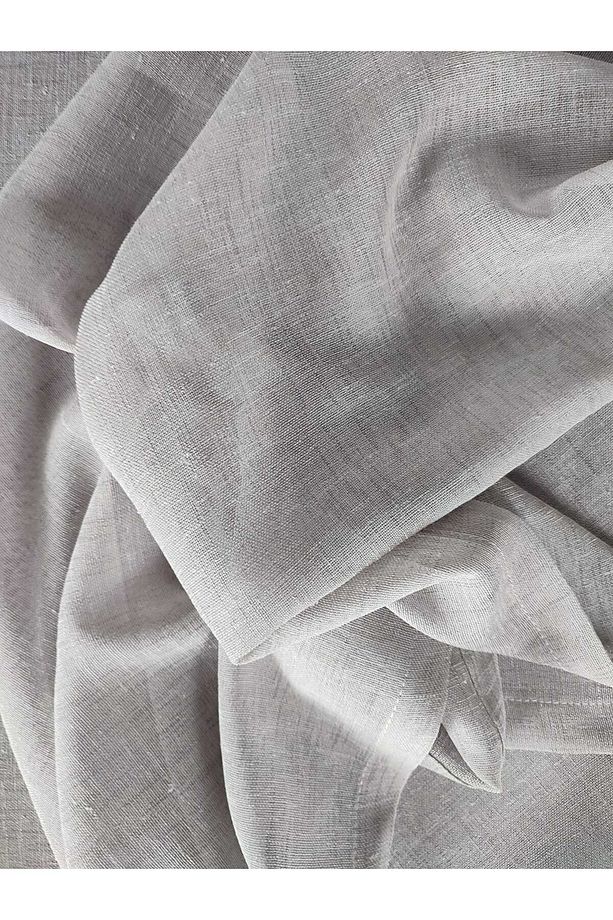 Gri Ince Polyester Tül Masa Örtüsü(LM) - 2
