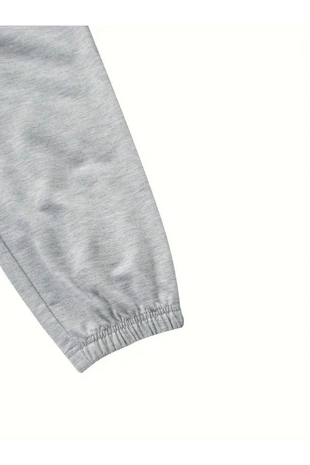 Gri Unisex Jogger Paça Lastikli Eşofman Altı ŞAH MODAffdg6532khjghb - 4