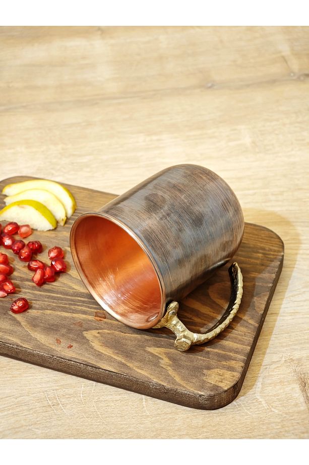 Bakır Moscow Mule Kupa Bardak - 5