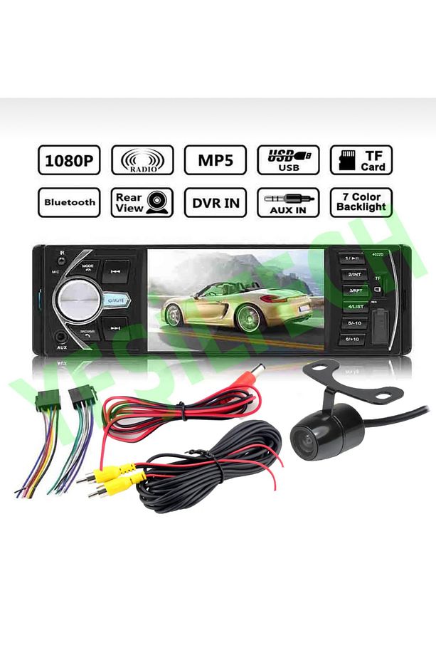 CTC-4070 Araba Oto Teyp Görüntülü 4,1'Uyumlu ' Ekranlı Bluetooth-usb-sd Rgb 7 Farklı Tuş Rengi - 6