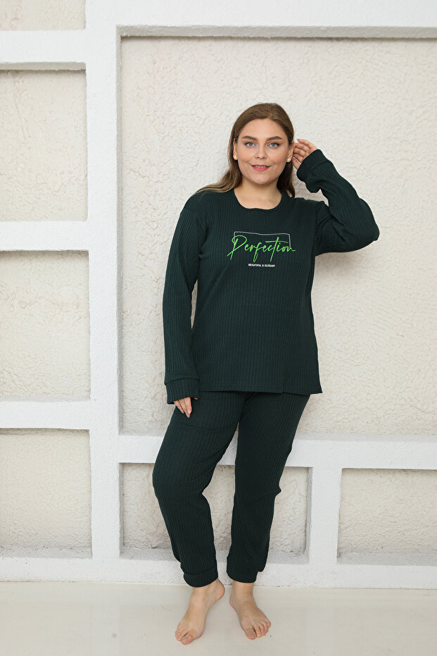 Large Size Filled Pyjamas Suit - 7