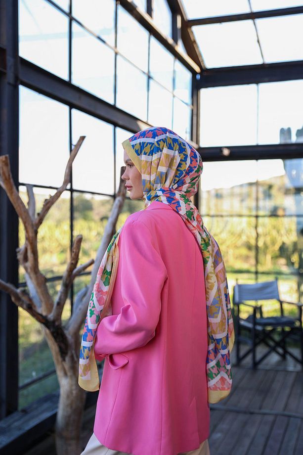 Boheme Collection Soft Şal Altuni Pembe 3043-02 - 4