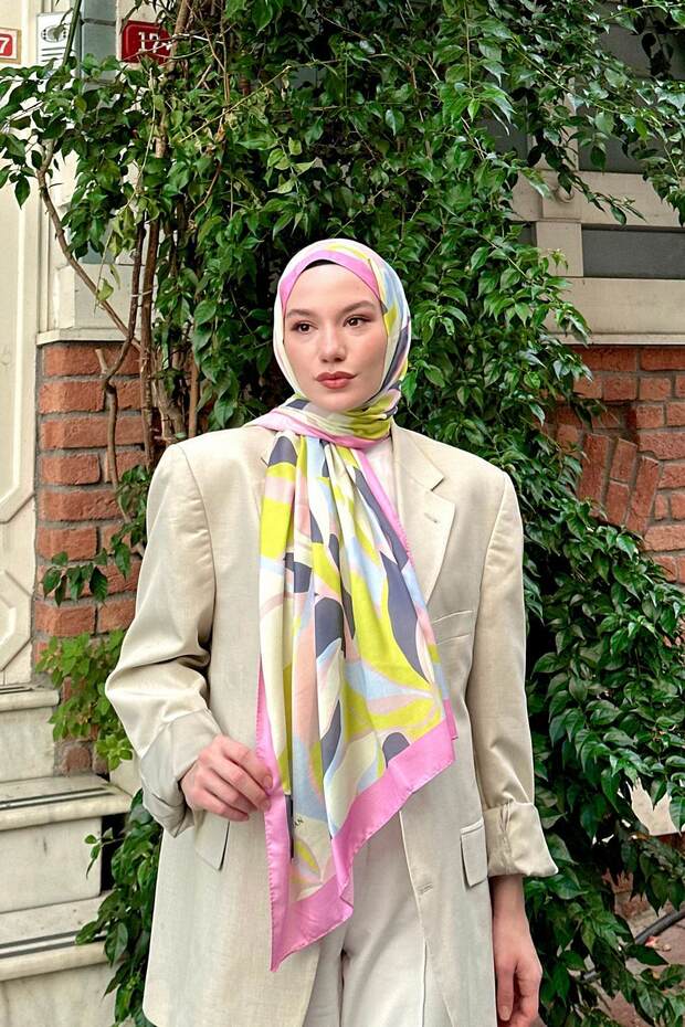 Nature Lilyum Soft Shawl Pink 3036-11