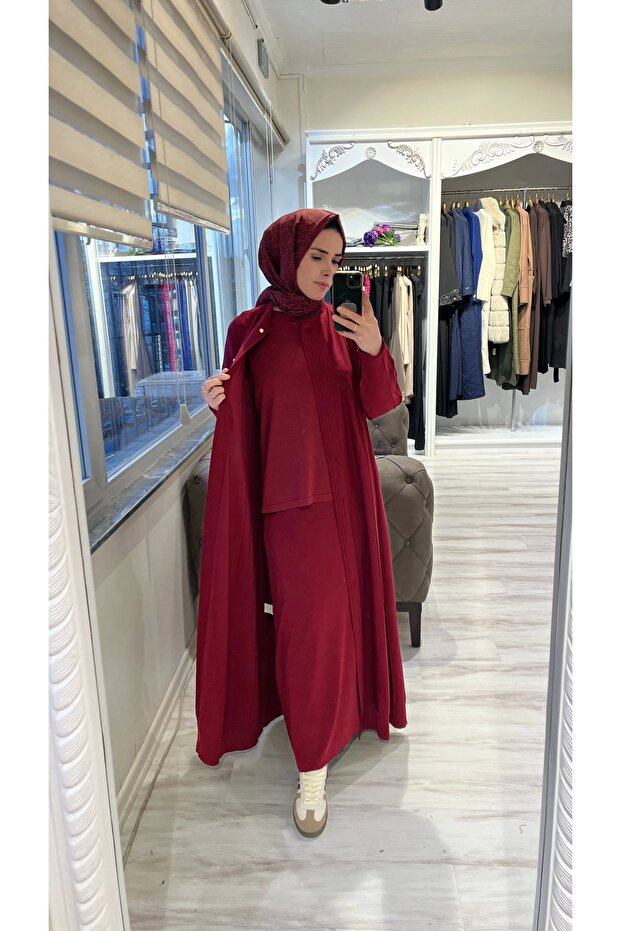 A Triko Etek BORDO - 4