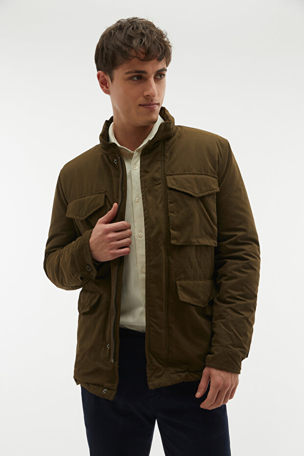 سترة معطف طية صدر السترة - 1