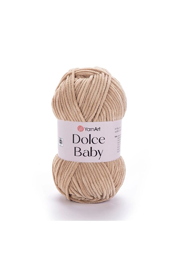 Dolce Baby - Velvet, Baby Hand Knitting Thread Beige-747