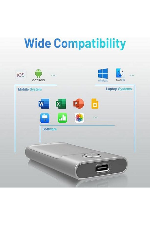 Bluetooth Kablosuz Sunum Air Mouse Windows,iPad Ios AndroidveAkıllı Cihazlar ile Uyumlu Lazer Mouse - 6