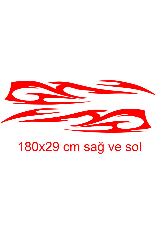 سيارة سيارة الجانب لهب ملصق السيارات ملصق
