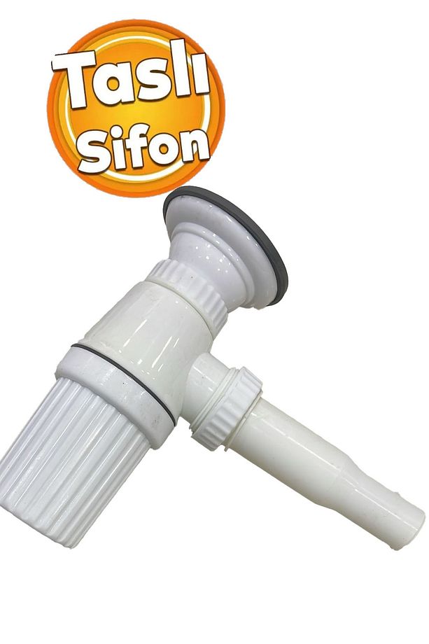 Taslı lavabo sifonu - 1