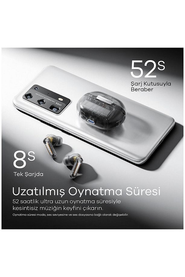 Capsule3 Pro Hi-res 3 3 Mikforon 52 Saat Kullanım Süresi Anc - Enc Kablosuz 5.3 Bluetooth - 6