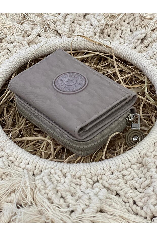 Klinkir Fabric Sport Stylish Waterproof Gray Women's Wallet