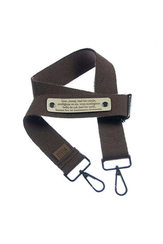 Dark Brown Color, Special Meaningful Gift Bag Shoulder Strap for Lovers, 200 cm Adjustable Length