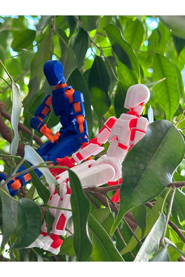 Lucky 13 Oynar Eklemli Robot Figür Oyuncak 2'li Set - 4