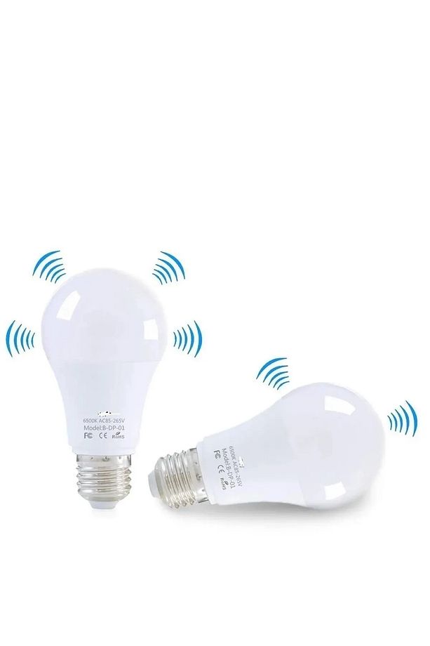 Hareket Sensörlü Led Ampul Lamba 12 W Beyaz E27 - 2