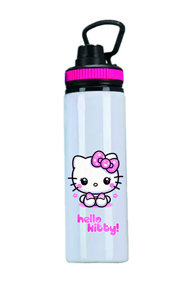 Hello Kitty Printed Water Bottle - 850Mlt-034