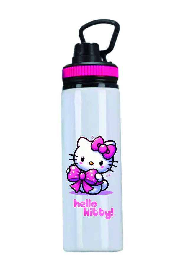 Hello Kitty Printed Water Bottle - 850Mlt-039