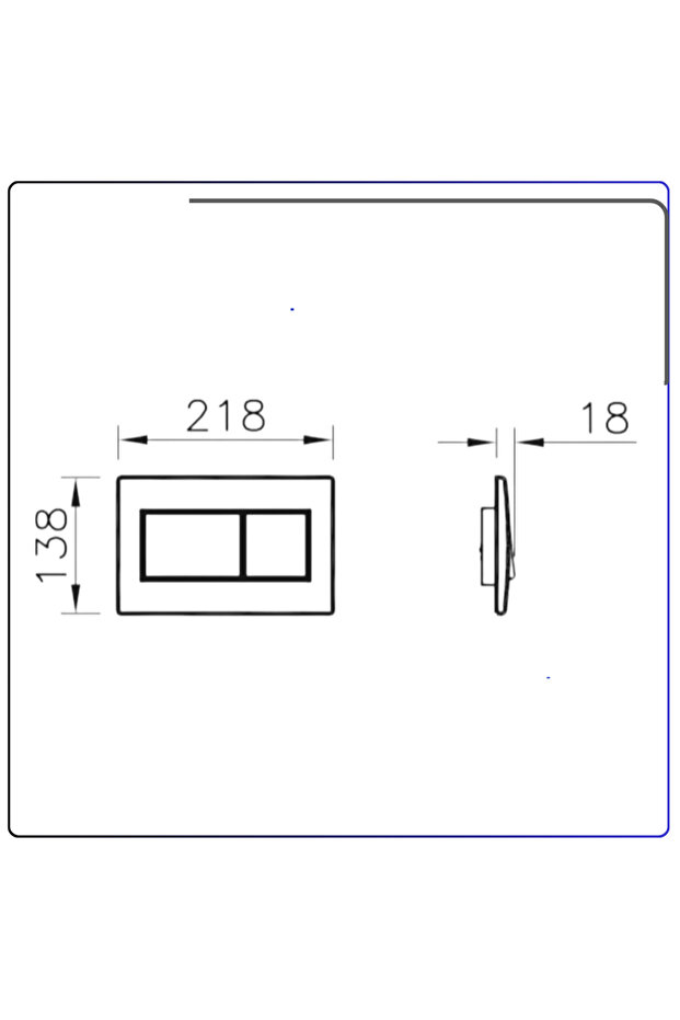 437016YP Kumanda Paneli Mat Krom Norm - 3