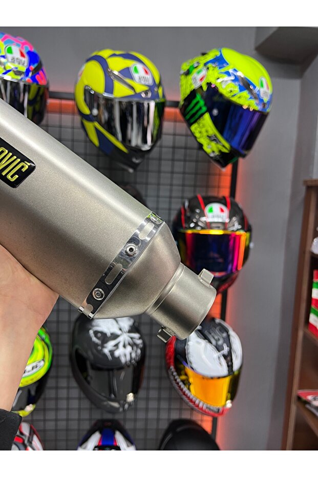 AKRAPOVİC KROM 37 CM EGZOZ - 4