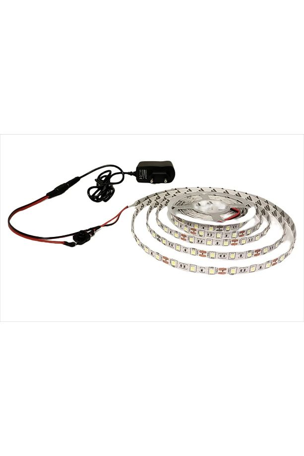 Şerit Led 2 Metre Amber Tak Çalıştır Adaptör Dahil | Tezgah, Dolap, Mutfak Aydınlatma - 2