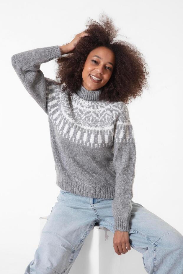 Triko Kadın Kazak - 1