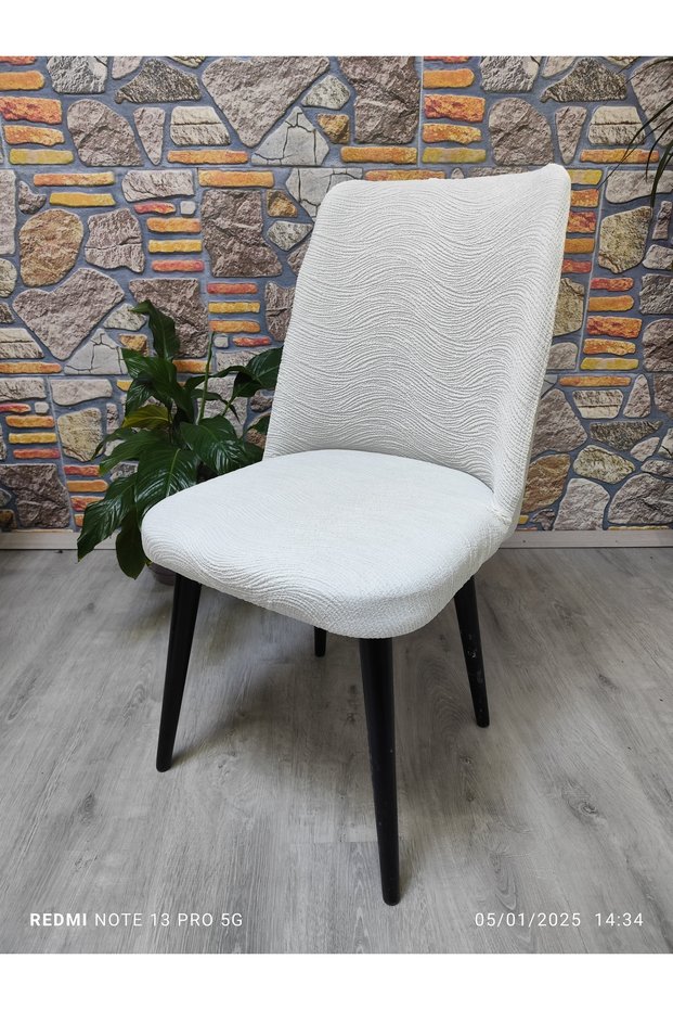 Large Oval Chair Cover Jacquard Fabric