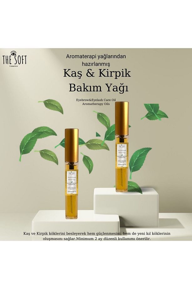 Aromaterapi Yağlarından Hazırlanmış Kaş Kirpik Bakım Yağı 8 ml - 5