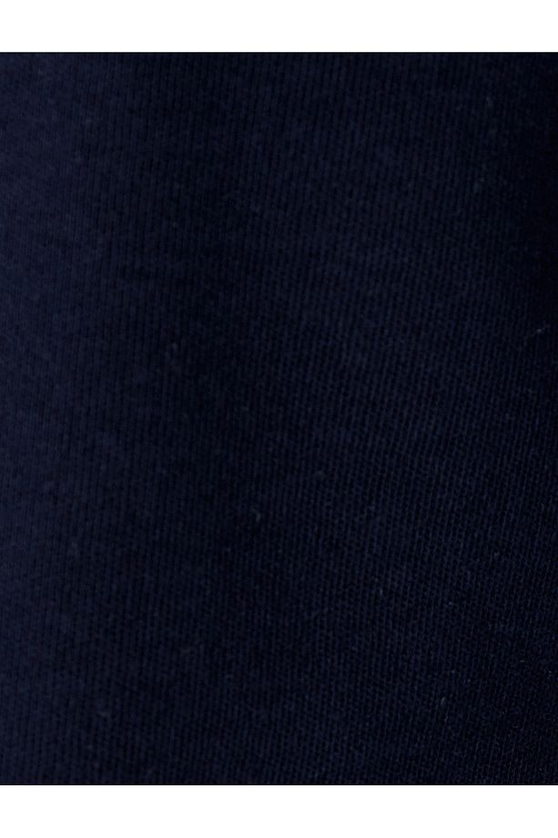 Kolej Baskılı V Yaka Uzun Kollu Oversize Sweatshirt - 6