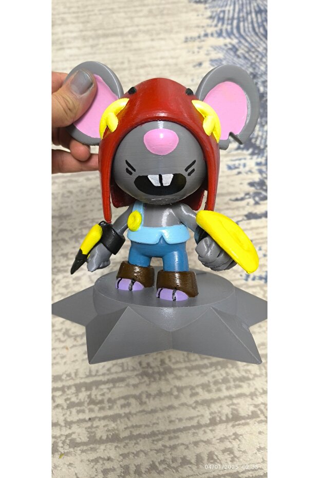 BRAWL STARS MOE KARAKTER FİGÜRÜ 20CM - 3