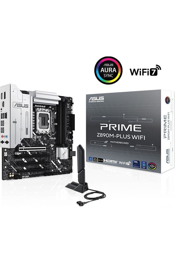 Prime Z890M-Plus Wifi 7600Mhz Oc Wi-Fi 7 Ddr5 Soket 1851 M.2 Hdmi Dp Matx Anakart - 2