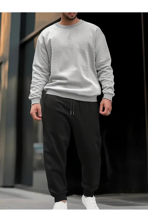Men's Straight Printed Tracksuit Set
