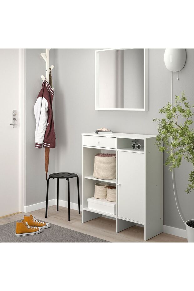 büfe, beyaz, 78x92 cm - 7