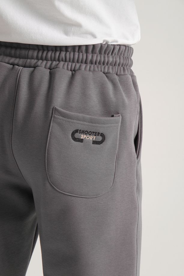 Luxe Kışlık Jogger Erkek Eşofman Alt Standar Kalıp Paça Lastikli - 6