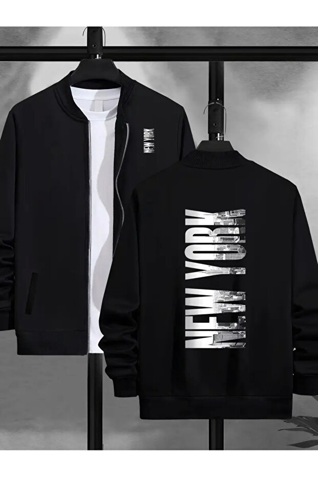 Men's Classic Varsity Jacket - 1