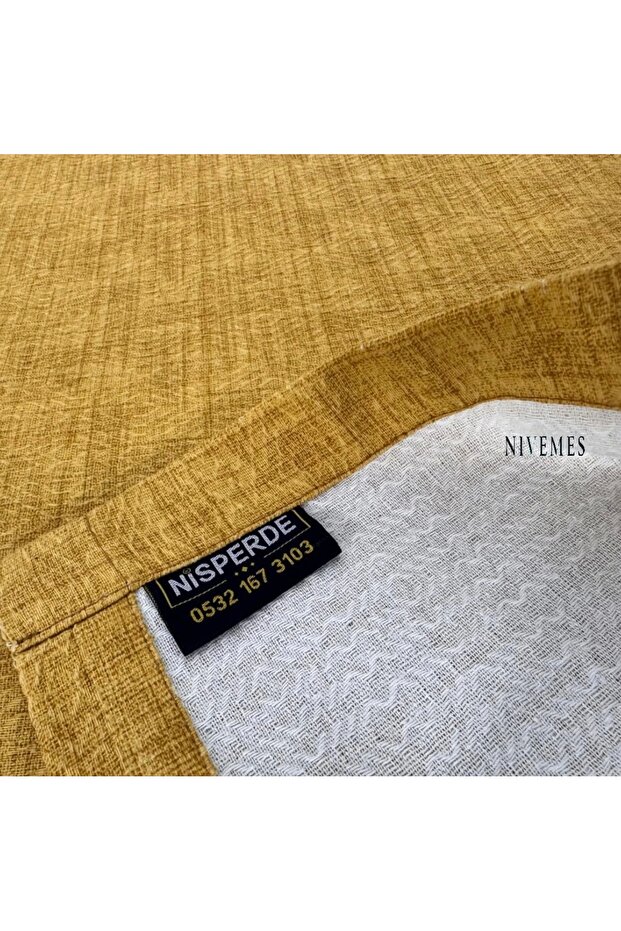 Nivemeshome Hardal 200x230 Tek Pike Örtüsü Çift Kişilik - 2