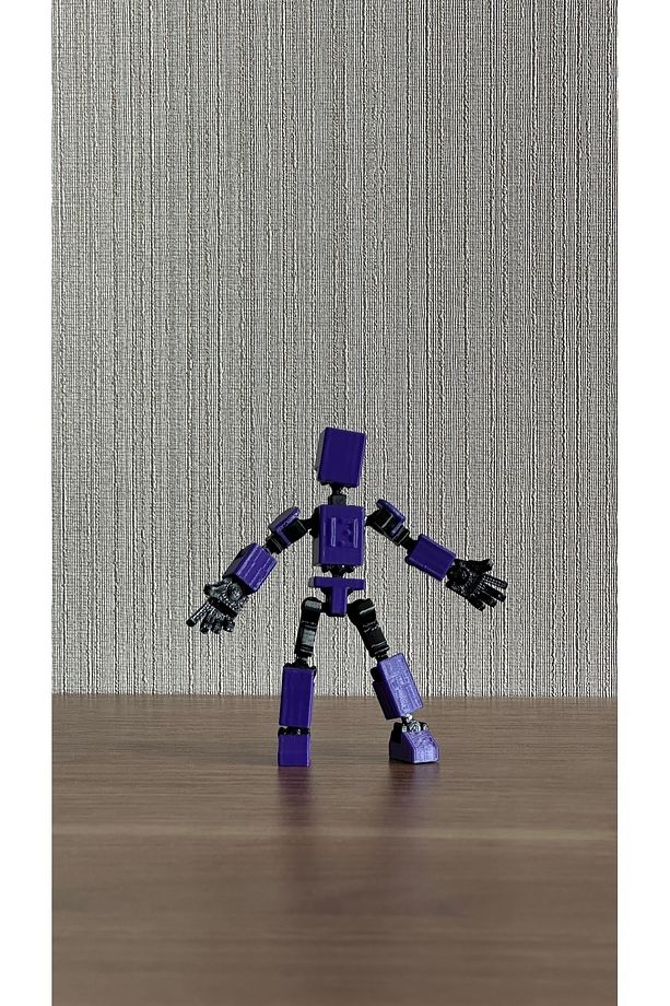 Mini 13 Hareketli Robot Oyuncak Seti 8 Cm - 6'lı Set - 1