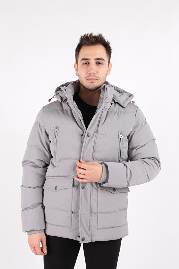 1053-Fw Men's Micro Coat