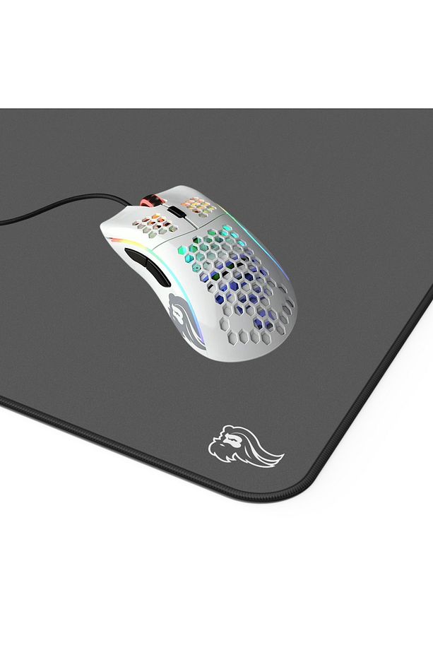 Model D Parlak Kablolu Beyaz Mouse & Glorious Element Ice Mousepad 431mm x 381mm x 4mm Bundle Set - 2