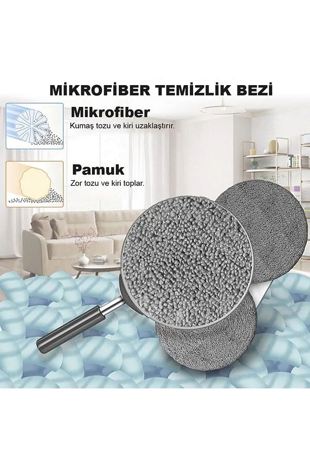 Cam Temizleme Robotu 5'li Set (10 ADET) Ddc55 , C65 , C6 , S8 Uyumlu Mikro Fiber Yedek Bezi - 3