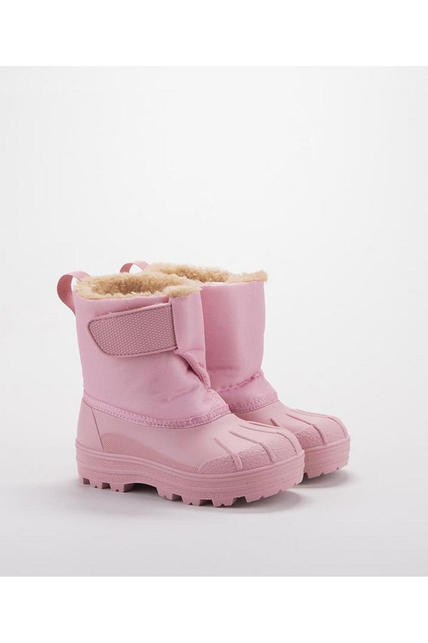 W10259 Neu Çocuk Kürklü Pembe Bot - 1