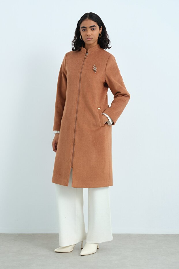 Fermuarlı Basic Kaban Taba - 2