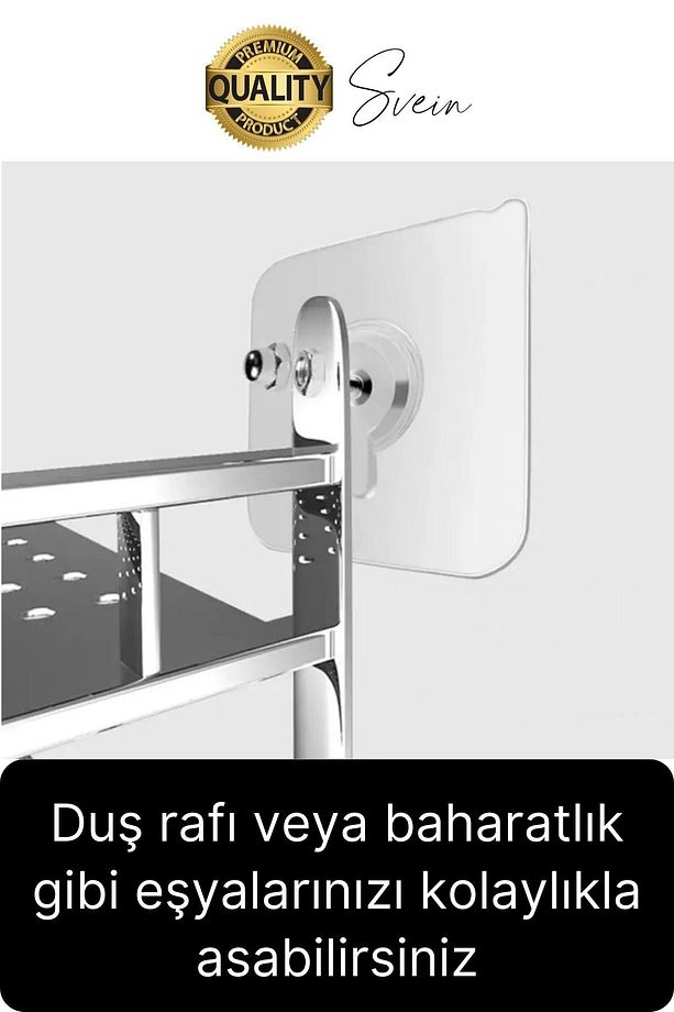 6 Adet Süper Güçlü Kendinden Yapışkanlı Tutunabilen Çok Amaçlı Çerçeve Tablo Banyo Duş Mutfak Askı - 4