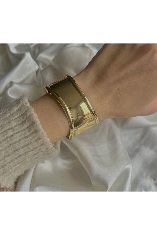 Tiffany Model Kalın Kelepçe Bilezik - 1