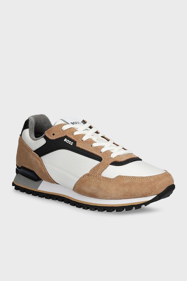 Logolu Süet Detaylı Sneaker Ayakkabı Erkek AYAKKABI 50523221 281 - 3