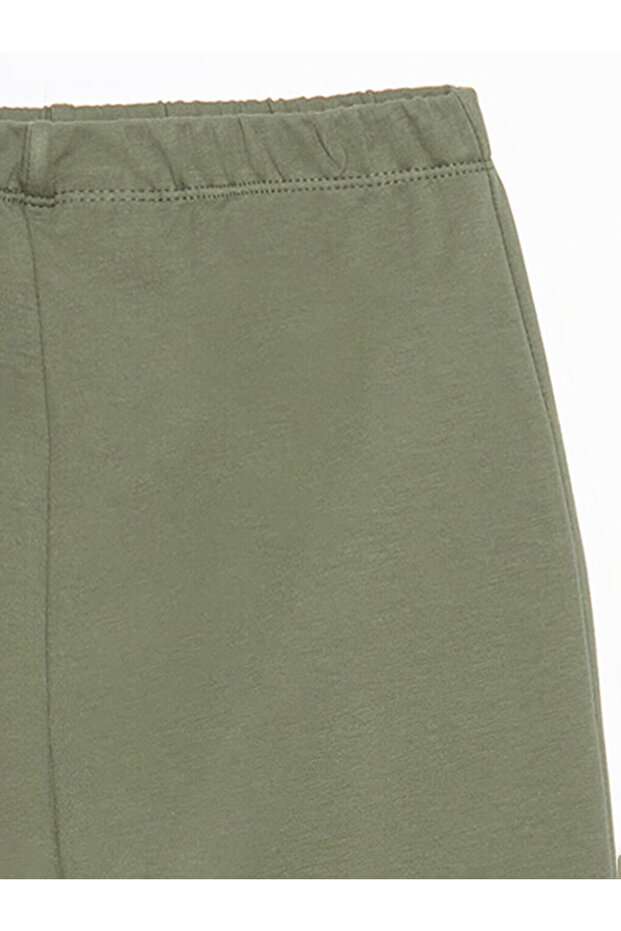 LCW Kids Beli Lastikli Basic Kız Çocuk Tayt - 3