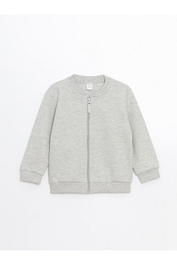 LCW Kids Bisiklet Yaka Basic Erkek Çocuk Hırka - 1