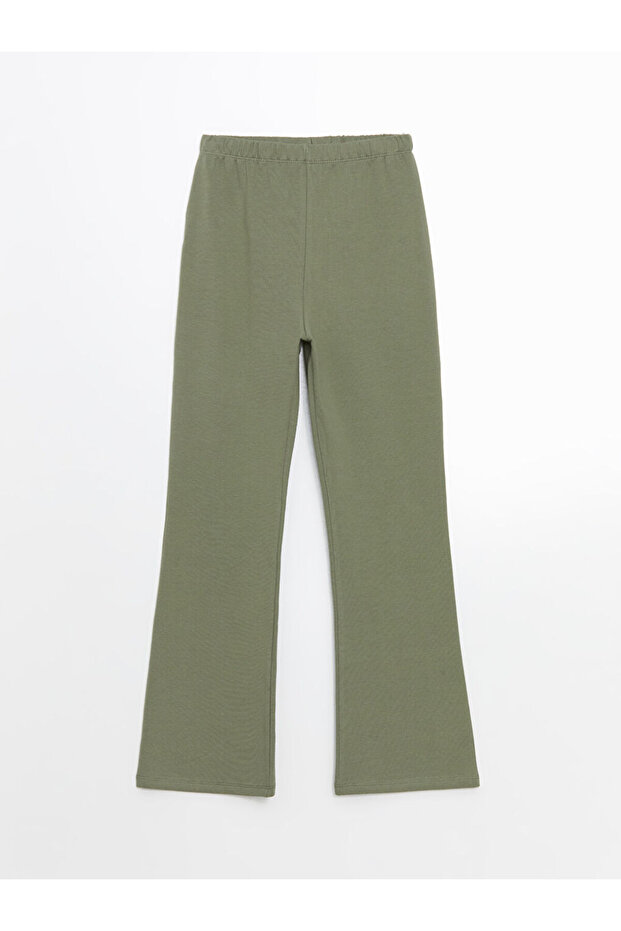 LCW Kids Beli Lastikli Basic Kız Çocuk Tayt - 1